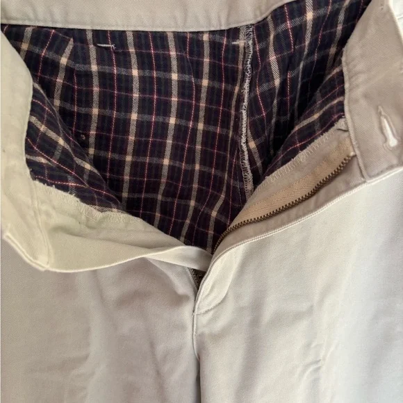 LL Bean - Men’s Flannel lined pant 34”x 34” Khaki - Picture 2 of 6